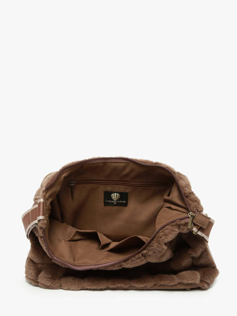 Cross Body Tas Quadri Le voyage en panier Bruin quadri AHP272 ander zicht 4