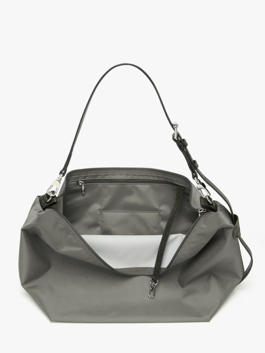 Longchamp Besace longchamp toile Schoudertas Grijs