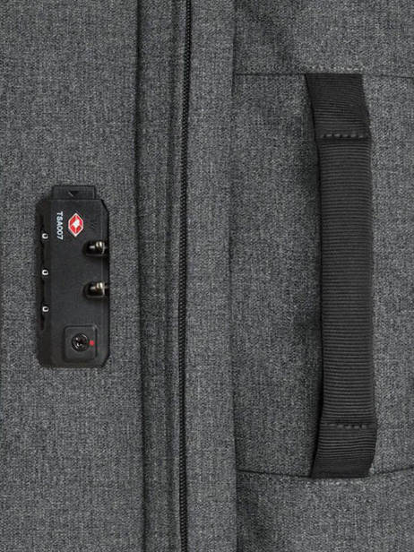 Handbagage Rugzak Eastpak Grijs authentic luggage K96L ander zicht 2