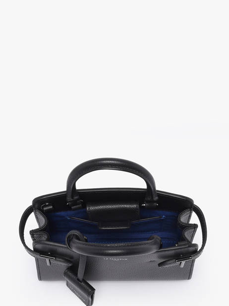 Cross Body Tas Emily Leder Le tanneur Zwart emily TEMI1630 ander zicht 3