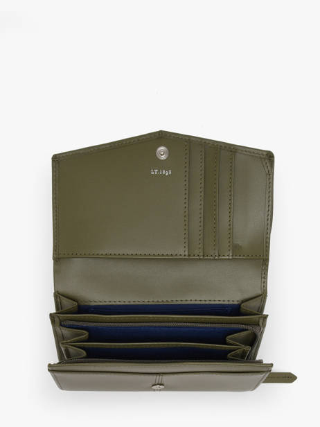 Portefeuille Charlotte Leder Le tanneur Groen charlotte TOTT3301 ander zicht 1