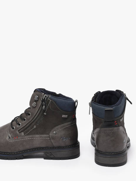 Enkellaarzen Mustang Grijs men M0031006 ander zicht 2