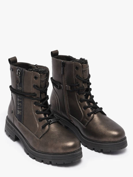 Enkellaarsjes Mustang Bruin women M0042010 ander zicht 1