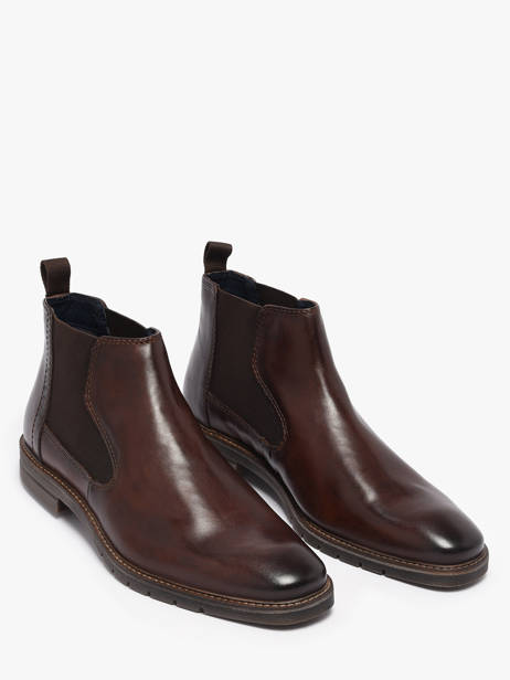 Chelsea Boots Uit Leder Bugatti Bruin men 11116361 ander zicht 1