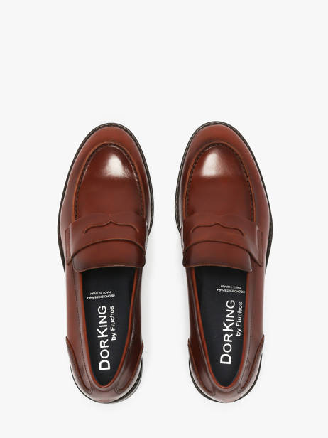 Mocassins Harvard Uit Leder Dorking Bruin women D8710 ander zicht 3