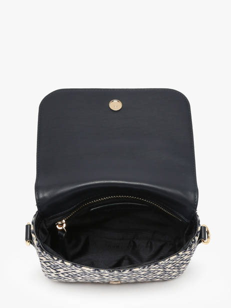 Schoudertas Th Jacquard Polyurethaan Tommy hilfiger Blauw th jacquard AW17447 ander zicht 3