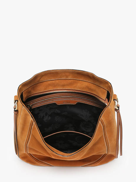 Schoudertas Ella Leder Le tanneur Bruin ella TNGI1410 ander zicht 3