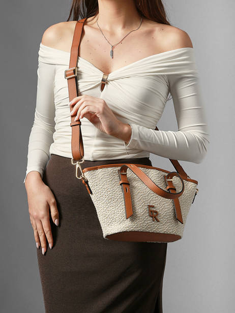 Cross Body Tas Camargue Leder Etrier Beige camargue ECAM168S ander zicht 2