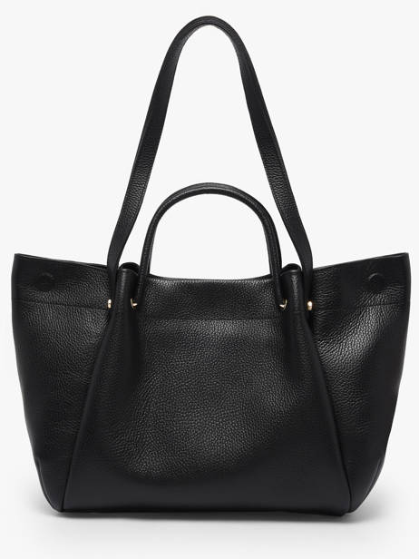 Schoudertas Foulonne Double Louisa Leder Lancaster Zwart foulonne double louisa 90 ander zicht 4