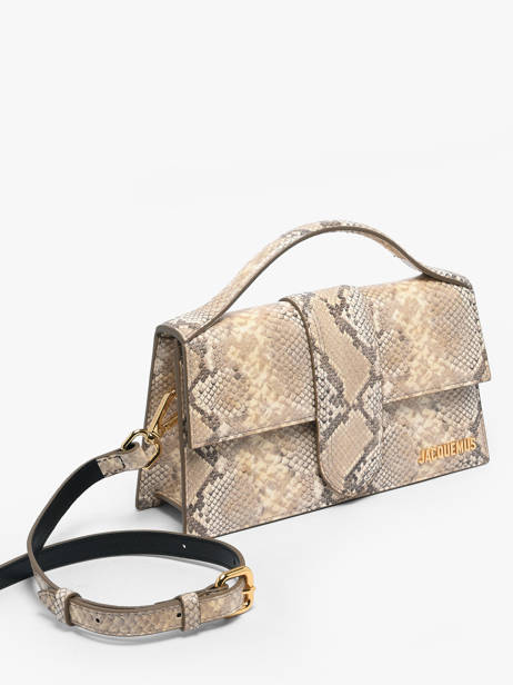 Preloved Grand Bambino Cross Body Tas Leder Jacquemus Beige second life 1565128 ander zicht 4