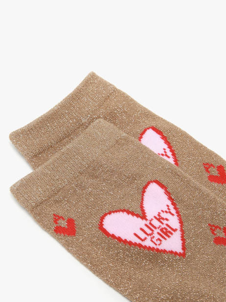 Sokken Pieces Bruin socks women 17162495 ander zicht 1