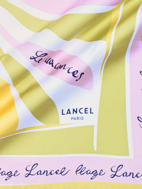 Zijden Sjaal Sunrise 90x90cm Lancel Veelkleurig charms A14135 ander zicht 1