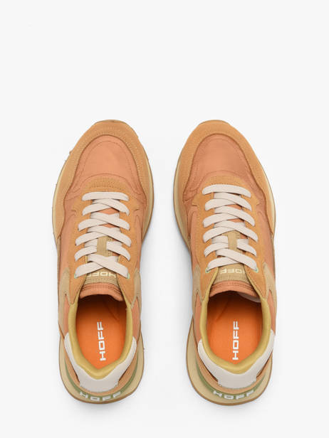 Sneakers City Uit Leder Hoff Oranje men 12602009 ander zicht 4