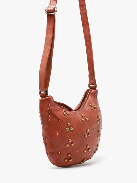 Cross Body Tas Heritage Leder Biba Bruin heritage HIL2L ander zicht 2