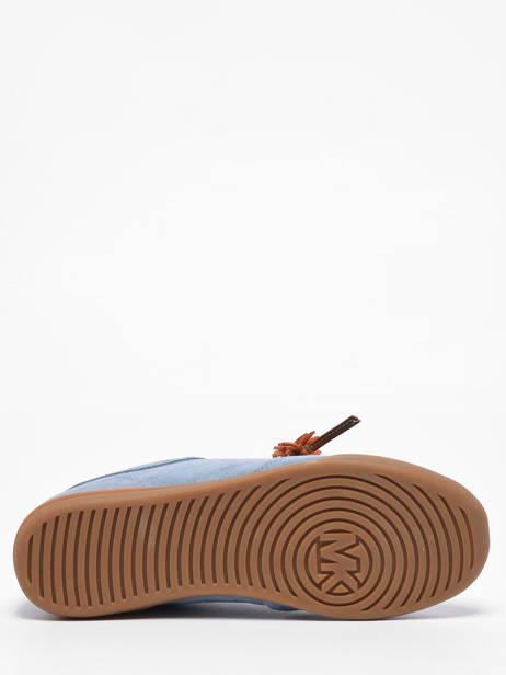 Sneakers Uit Leder Michael kors Blauw women OFS2S264 ander zicht 4