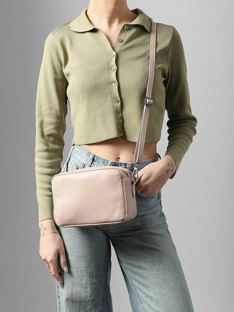 Sac Bandoulière Caviar Leder Milano Beige caviar CA25112 ander zicht 1