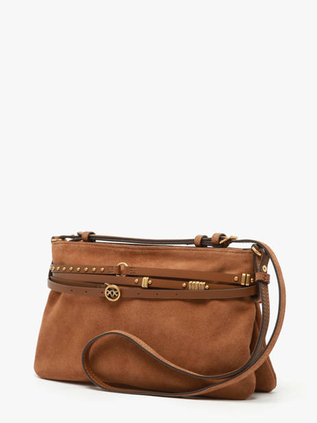 Cross Body Bag Classic Belt Bag Leder Pinko Bruin love bag soft 6176A0F6 ander zicht 2