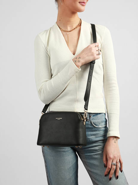 Cross Body Tas French Polyurethaan David jones Zwart french CM7342 ander zicht 1