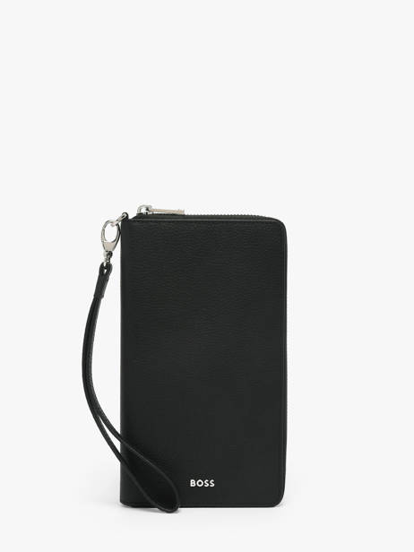 Herenpocket Hugo boss Zwart grained HLL518A