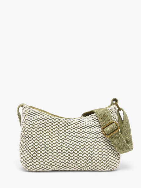 Cross Body Tas Resille Katoen Le voyage en panier Groen resille PM942 ander zicht 3