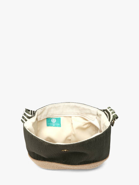 Cross Body Tas Tissee Le voyage en panier Groen tissee PM924 ander zicht 2
