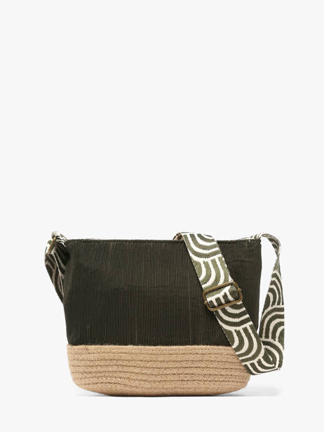 Cross Body Tas Tissee Le voyage en panier Groen tissee PM924 ander zicht 3