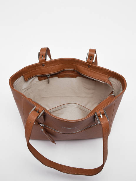 Cross Body Tas Firenze Leder Lancaster Bruin firenze 4 ander zicht 2