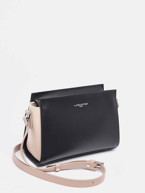 Cross Body Tas Smooth Leder Lancaster Zwart smooth 437-02 ander zicht 2