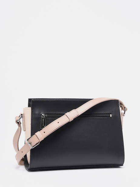 Cross Body Tas Smooth Leder Lancaster Zwart smooth 437-02 ander zicht 4